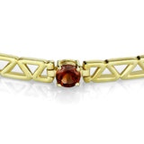 Gold 925 Sterling Silver Bracelet with AAA Grade CZ  in Multi Color