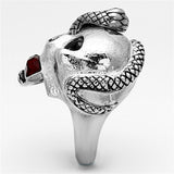 High polished (no plating) Stainless Steel Ring with Top Grade Crystal  in Multi Color