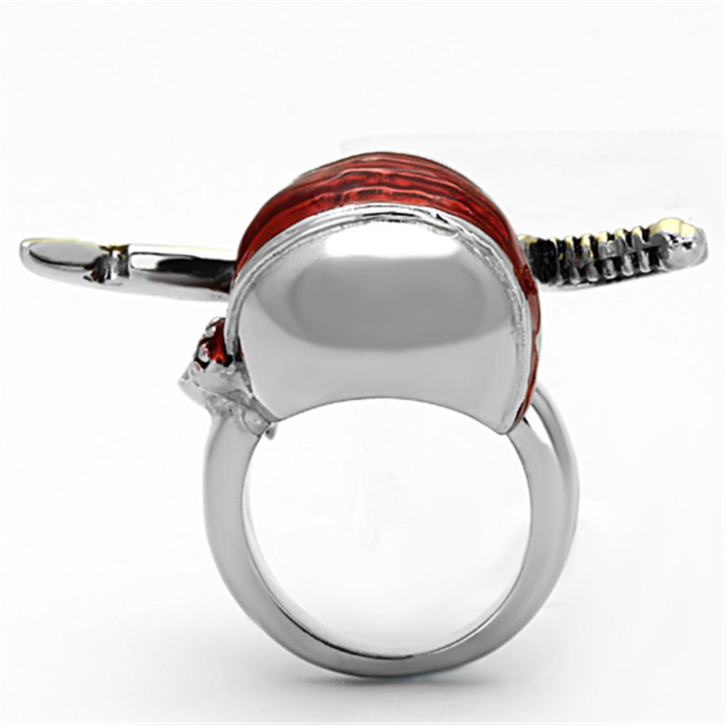 Two-Tone IP Gold (Ion Plating) Stainless Steel Ring with Epoxy  in Siam