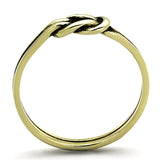 IP Gold(Ion Plating) Stainless Steel Ring with No Stone