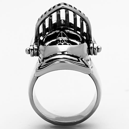 High polished (no plating) Stainless Steel Ring with No Stone
