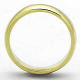 IP Gold(Ion Plating) Stainless Steel Ring with No Stone