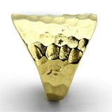 IP Gold(Ion Plating) Stainless Steel Ring with No Stone