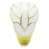 IP Gold(Ion Plating) Stainless Steel Ring with No Stone