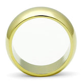 IP Gold(Ion Plating) Stainless Steel Ring with No Stone