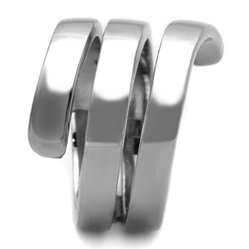 High polished (no plating) Stainless Steel Ring with No Stone