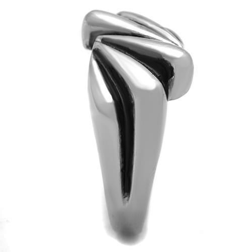High polished (no plating) Stainless Steel Ring with No Stone