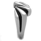 High polished (no plating) Stainless Steel Ring with No Stone