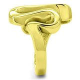 IP Gold(Ion Plating) Stainless Steel Ring with No Stone