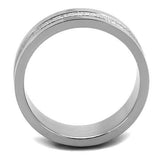 High polished (no plating) Stainless Steel Ring with No Stone