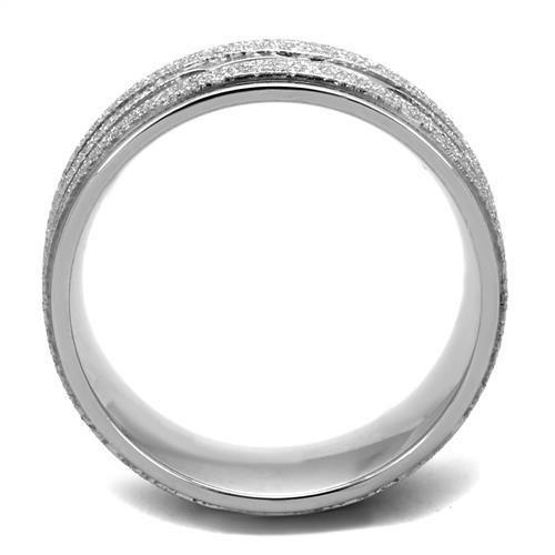 High polished (no plating) Stainless Steel Ring with No Stone
