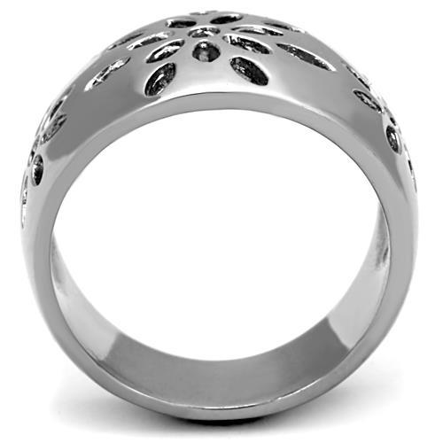 High polished (no plating) Stainless Steel Ring with No Stone