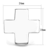 High polished (no plating) Stainless Steel Ring with No Stone