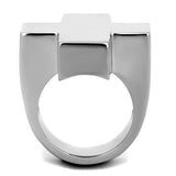 High polished (no plating) Stainless Steel Ring with No Stone