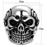 High polished (no plating) Stainless Steel Ring with No Stone