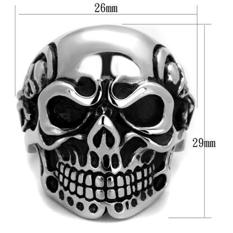 High polished (no plating) Stainless Steel Ring with No Stone