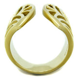 IP Gold(Ion Plating) Stainless Steel Ring with No Stone
