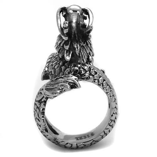 High polished (no plating) Stainless Steel Ring with No Stone
