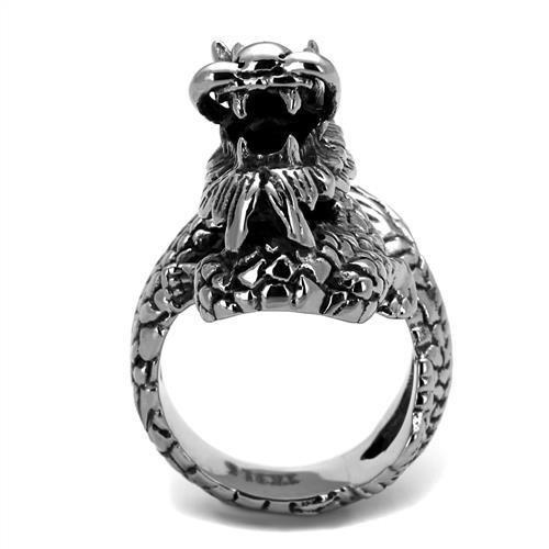 High polished (no plating) Stainless Steel Ring with No Stone