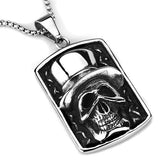 High polished (no plating) Stainless Steel Necklace with No Stone