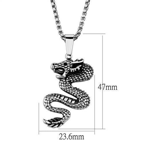High polished (no plating) Stainless Steel Necklace with No Stone