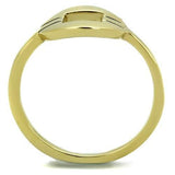 IP Gold(Ion Plating) Stainless Steel Ring with No Stone