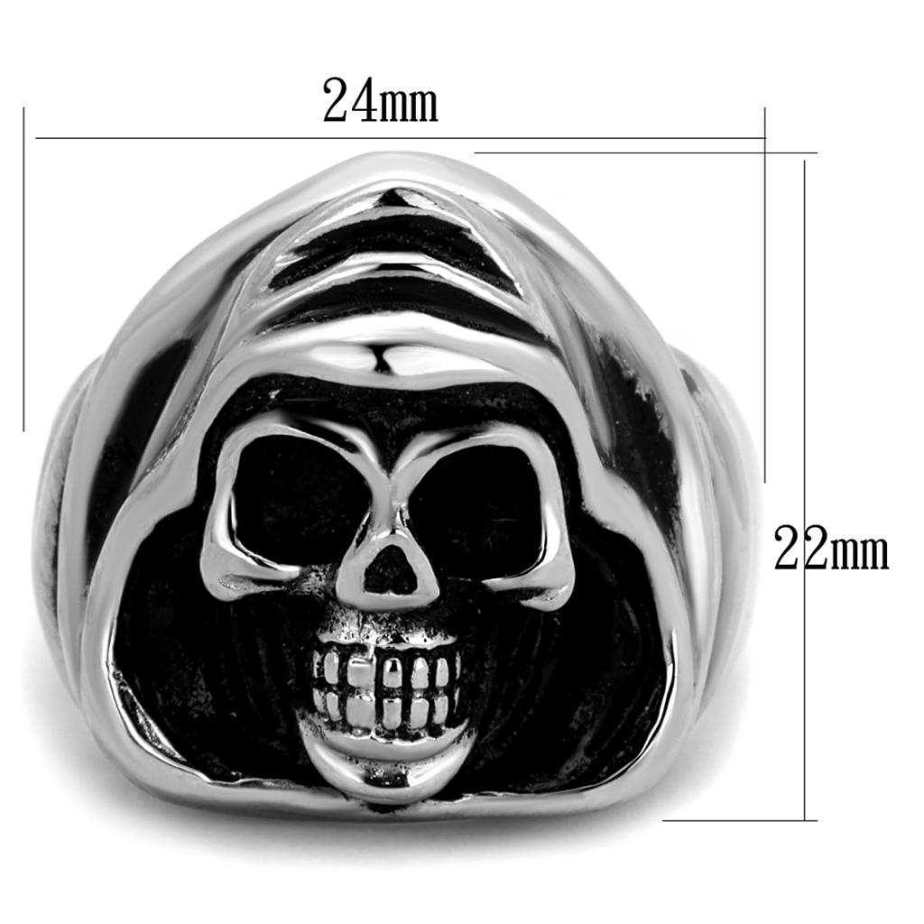 High polished (no plating) Stainless Steel Ring with No Stone