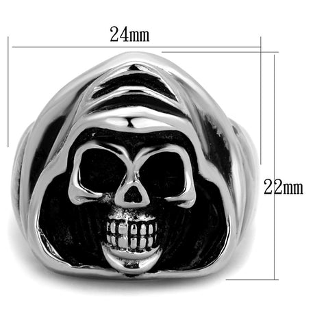 High polished (no plating) Stainless Steel Ring with No Stone