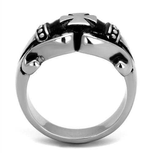 High polished (no plating) Stainless Steel Ring with No Stone
