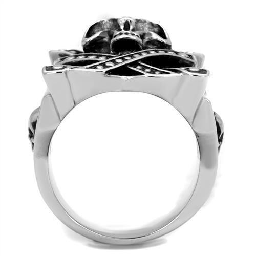 High polished (no plating) Stainless Steel Ring with No Stone