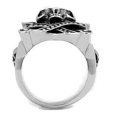 High polished (no plating) Stainless Steel Ring with No Stone