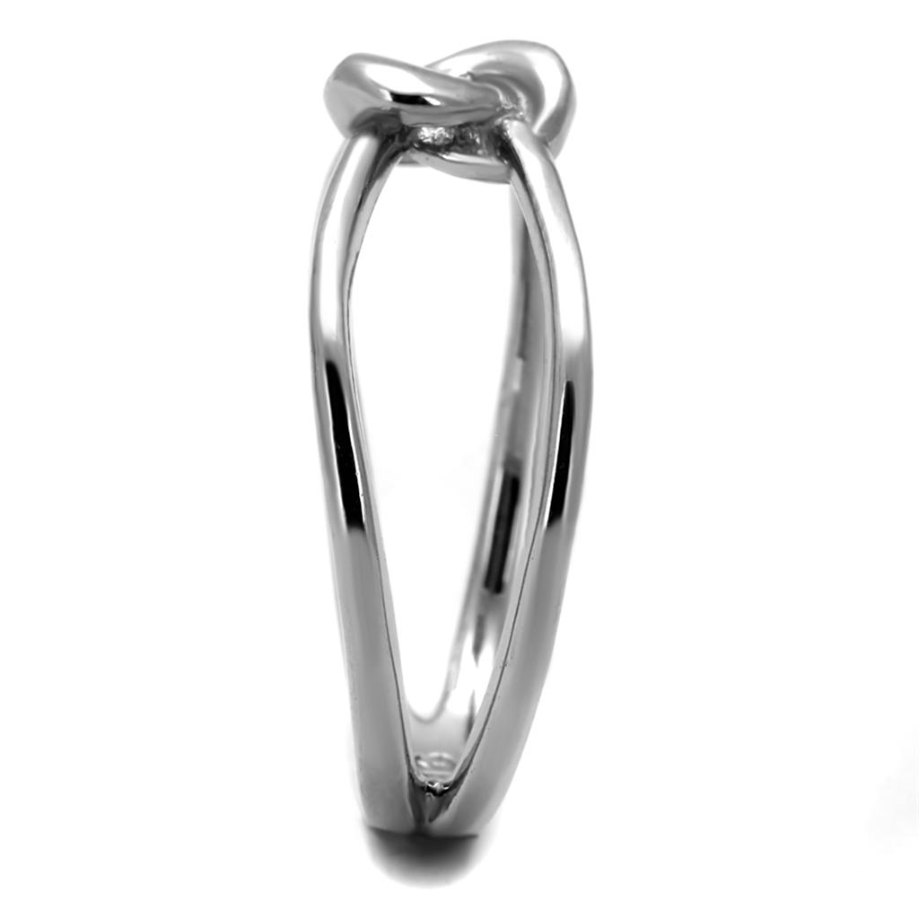 High polished (no plating) Stainless Steel Ring with No Stone
