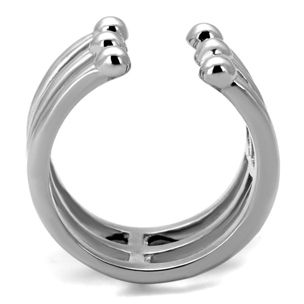 High polished (no plating) Stainless Steel Ring with No Stone
