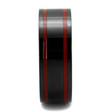 IP Black(Ion Plating) Stainless Steel Ring with Epoxy  in Siam