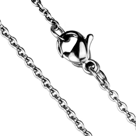 High polished (no plating) Stainless Steel Chain with No Stone