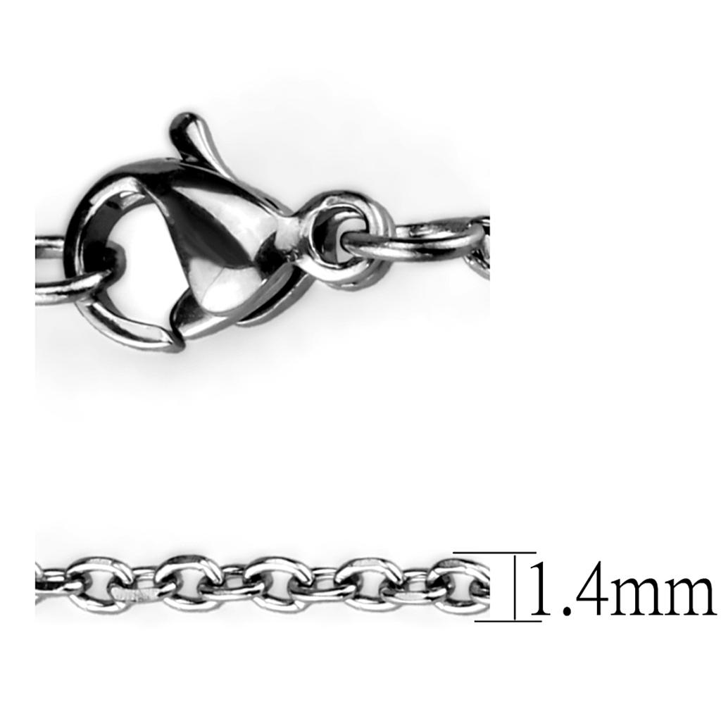High polished (no plating) Stainless Steel Chain with No Stone