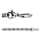 High polished (no plating) Stainless Steel Chain with No Stone