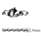High polished (no plating) Stainless Steel Chain with No Stone