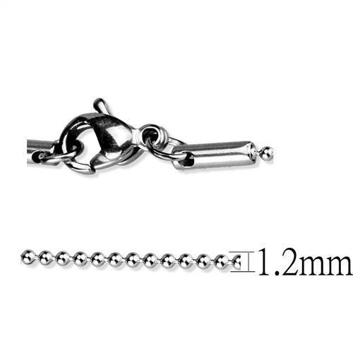 High polished (no plating) Stainless Steel Chain with No Stone
