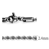 High polished (no plating) Stainless Steel Chain with No Stone