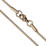 IP Rose Gold(Ion Plating) Stainless Steel Chain with No Stone