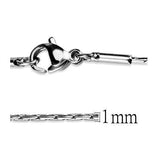 High polished (no plating) Stainless Steel Chain with No Stone