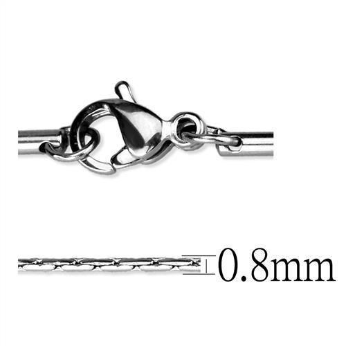 High polished (no plating) Stainless Steel Chain with No Stone