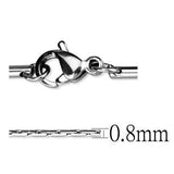 High polished (no plating) Stainless Steel Chain with No Stone