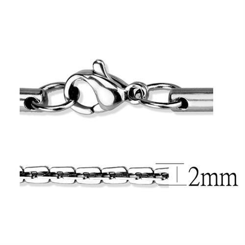 High polished (no plating) Stainless Steel Chain with No Stone