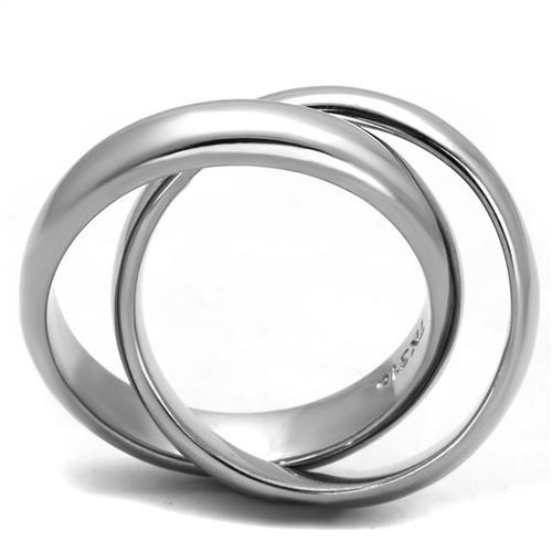 High polished (no plating) Stainless Steel Ring with No Stone