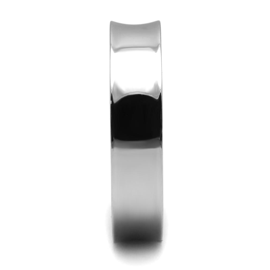 High polished (no plating) Stainless Steel Ring with No Stone