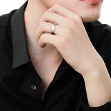 High polished (no plating) Stainless Steel Ring with No Stone