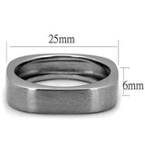High polished (no plating) Stainless Steel Ring with No Stone
