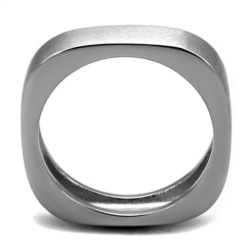 High polished (no plating) Stainless Steel Ring with No Stone